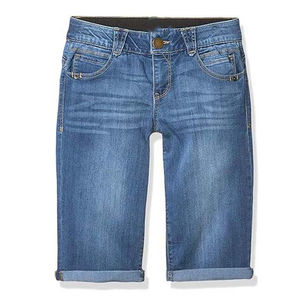 <b>Denim</b> 2024 Eco-Friendly Windproof Quick Dry Casual Straight Summer Fitness Wear Sweat Shorts Women High Drawstring Waist <b>Jogging</b> - Product Image 1