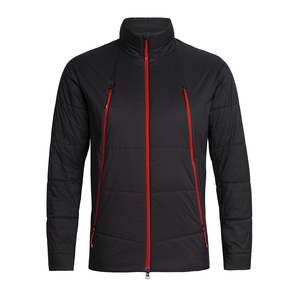Veste matelassée pour homme, col montant, fermeture éclair intégrale, manches longues, écologique, imperméable, style streetwear, OEM - Product Image 3
