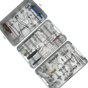 High Quality <b>Small</b> Animal Orthopedic Fracture Surgery Kit with Locking Plates Instruments Set German Stainless Steel CE ISO - Product Image 5