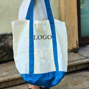 Biểu Tượng Tùy Chỉnh In Tái Sử Dụng Bông Vải Tote Túi Công Suất Lớn Dây Kéo Thân Thiện Với Môi Cá Nhân Của Phụ Nữ Mua Sắm Túi Cho - Product Image 3