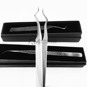 Boîte noire RMI pour pince à épiler pour extensions de cils, design argenté brillant, nouveau modèle - Product Image 6