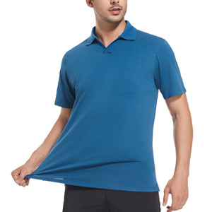 Hot Sales Custom Logo Casual Style Outdoor Golf Short Sleeve Polo Shirts Silk Screen Print Regular Fit Men's Polo Shirts - Product Image 1