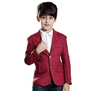 Chaqueta Blazer Cadet de Sarga para Niños con Logotipo Impreso Digital Personalizado, Uniforme Escolar de Poliéster y Algodón, Traje Formal para la Escuela - Product Image 6