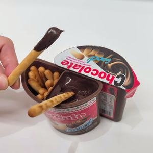 Bocadillos de Chocolate Halal con Etiqueta Personalizada al <span class=keywords><strong>por</strong></span> Mayor, OEM/ODM, Vasos para Niños, Vasos para Mojar Chocolate de Dubái, Barras de Chocolate para Mojar Galletas - Product Image 2