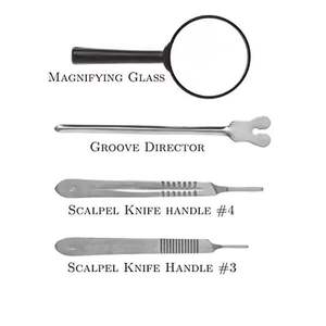 Ensemble d'instruments chirurgicaux en acier inoxydable, outils manuels pour étudiants en médecine, formation aux sutures, certifié CE classe II - Product Image 5