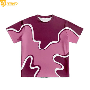 Camiseta Personalizada con Estampado por Sublimación para Hombre, Estilo Urbano, Gráfico, Casual, Hombros Caídos, Algodón y Poliéster - Product Image 2