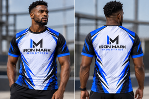 Uniformes Deportivos Personalizados de Manga Corta para Hombre de Iron Mark Industries, Sublimación, Poliéster Transpirable, Fusión sin Costuras - Product Image 4