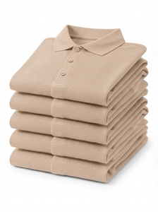 Polo uni en gros pour hommes, manches courtes, mélange de coton premium, tenue décontractée, vêtements de travail, golf, fournisseur OEM ODM - Product Image 4
