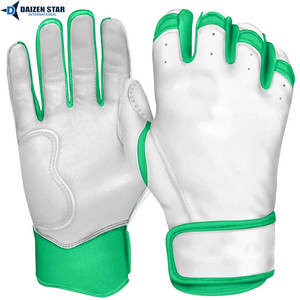 Guantes de Bateo de Béisbol de Cuero/Cuero Sintético, Color Personalizable, Ligeros, Cómodos, con Gancho, para Entrenamiento, Unisex, Adultos - Product Image 4
