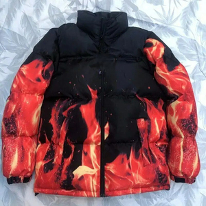 Winter Wear Sublimation Puffer Jacket For Men Wholesale Rate Customized <b>Padding</b> Bubble Detachable Hood Down Puffer <b>Coat</b> Jacket - Product Image 5