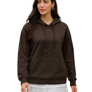 Custom Logo And Design printed Cotton Fleece Hoodies Women Hooded Sweatshirts Streetwear Women's <b>Oversized</b> Pullover <b>Hoodie</b> - Product Image 1