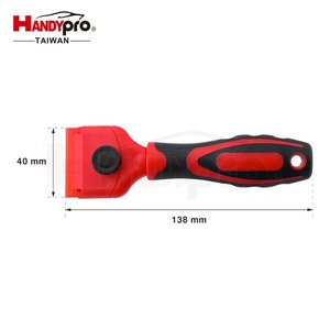 Outil de grattage miniature HANDYPRO, manche rouge, lame en acier à haute teneur en carbone, outil de réparation de véhicules - Product Image 2