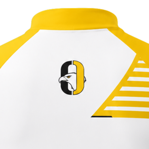 Golden Yellow White Custom <b>Cycling</b> Jersey <b>Shorts</b> Set <b>Short</b> Sleeve Full Zip Breathable <b>Padded</b> Bike Uniform Racing Training Sports - Product Image 4