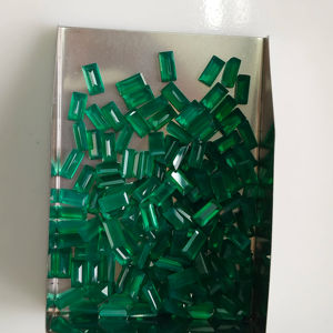 Ónix Verde Natural 6x3MM Corte Baguette, Gema Suelta de la Mejor Calidad para la Fabricación de Joyas - Product Image 1