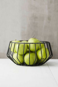 Corbeille à fruits décorative en fer antique pour intérieurs d'inspiration vintage adaptés aux restaurants hôtels ferme cuisine décor - Product Image 5