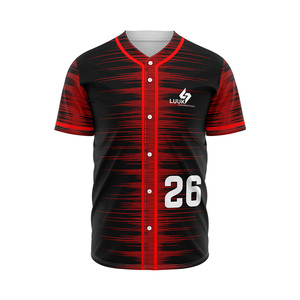 เสื้อเบสบอลและซอฟต์บอลแบบสั่งทำพิเศษสำหรับผู้ชาย ระบายอากาศได้ดี เป็นมิตรกับสิ่งแวดล้อม ชุดกีฬาทีมสำหรับเยาวชนและผู้ใหญ่ - Product Image 2