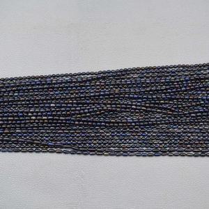 3mm 4mm Natural Black Rainbow <b>Freshwater</b> <b>Pearl</b> Rice Shape Loose Beads Certified <b>Pearl</b> Necklace <b>Bracelet</b> Beaded Jewelry Handmade - Product Image 5