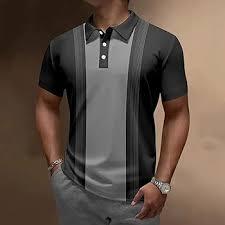 เสื้อโปโลสีเทาผู้ชาย Micah Corp สกรีนโลโก้ได้ ทรงเข้ารูป ขายส่ง - Product Image 2