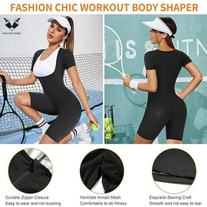 Combinaison amincissante intégrale pour femme, gaine de sudation 3-en-1 pour l'entraînement et la réduction de la graisse abdominale - Product Image 6