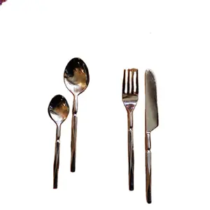 Ensemble de couverts de mariage en acier inoxydable écologique de luxe moderne Target World 4 avec couleur et logo personnalisés - Product Image 1