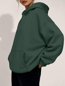 Vente en gros Streetwear : Sweat à capuche pour homme 2026, coupe oversize, épaules tombantes, sans cordon, en tissu épais, sur mesure, grande taille - Product Image 2