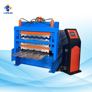 Bán Buôn 3-Lớp Mạ Kẽm Tấm Lợp Thép Tấm Ibr Kim Loại Sắt Mái Ngói Core Bao Gồm Máy Bơm Cho Làm Máy - Product Image 1