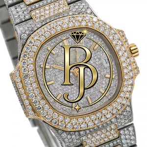 Briva – montre-bracelet de luxe carrée en verre argenté, analogique, avec lunette scintillante, bracelet en acier inoxydable, mouvement à Quartz, résistante à l'eau 10 - Product Image 2