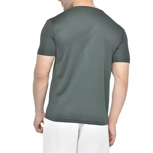 T-shirts Homme Oversize en Gros, Impression Logo Personnalisé, Coton Uni, Manches Courtes, T-shirts Vierge Grande Taille pour Homme - Product Image 1
