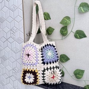 New Arrival Summer Beach Straw Bags Bohemian Crochet Tote Handmade Women Shoulder Bag Sea Grass <b>Square</b> Bag - Product Image 1