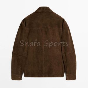 Chaqueta de Cuero para Hombre, Estilo Vaquero Mexicano, de Alta Calidad, ODM, de Piel de Vacuno y Gamuza, Informal, para Motocicleta - Product Image 2
