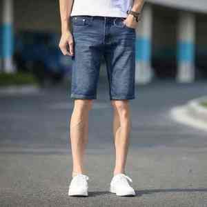 Shorts en jean respirants d'été de haute qualité pour hommes, coupe skinny, vente en gros personnalisée, pour garçons - Product Image 1