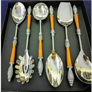 Juego de Cubiertos de Metal de Latón Sólido para Uso en Hoteles, Restaurantes y Servicios de Catering - Product Image 6