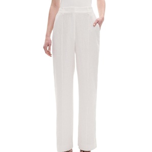 Vêtements de couleur blanche pour femmes, pantalons confortables et décontractés, taille haute, fitness, robes sexy et élégantes, pantalons respirants. - Product Image 1