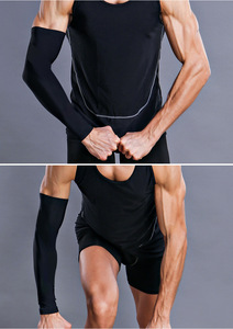 Manchons de compression élastiques à séchage rapide pour le sport, le cyclisme, la pêche et l'équitation, avec protection du coude - Product Image 2