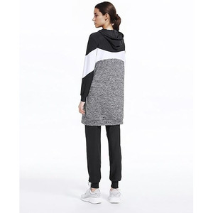 Wholesale Plus Size Polyester/Cotton Arabic Muslim Women's <b>Modest</b> Sportswear Tracksuits Lightweight Breathable Quick Dry - Product Image 5