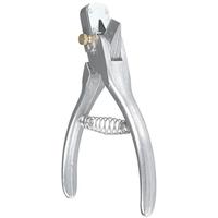 Coupe-oreilles professionnel réglable en aluminium réutilisable de 9 pouces (U/V) pour usage vétérinaire sur porcs, moutons, chèvres, bovins
