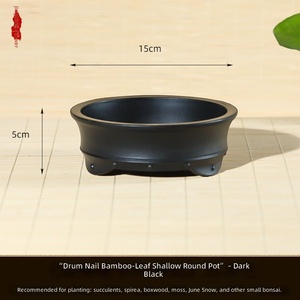 Vaso per Fiori in Resina Stile Cinese, Resistente, per <span class=keywords><strong>Bonsai</strong></span> e Piante Grasse in Miniatura, Fioriera <span class=keywords><strong>da</strong></span> Balcone e Scrivania per Tronchi Antichi, 50g - Product Image 1