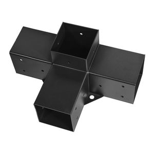 Kit de Pérgola Bioclimática con Soportes de 4x4 Pulgadas y Vigas de Madera de 3.5x3.5 Pulgadas, 3 Vías (4 Piezas), 4 Vías (2 Piezas), Dimensiones Reales del Gazebo - Product Image 5