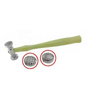 Marteau professionnel en acier inoxydable pour la formation de métaux, la texture et le façonnage de bijoux, outil de bijoutier pour la pose de perles et le travail artisanal DIY - Product Image 1