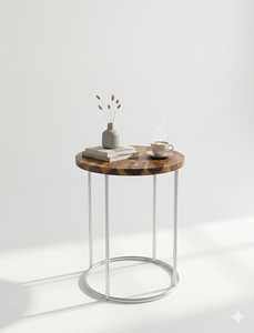Table console moderne en bois PB avec pieds en métal, design minimaliste pour entrée, salon, meubles Lumetal Vietnam - Product Image 3