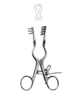 Retractores Autoestáticos para Bebés Adson |   Excavadores Dentales Manuales de Acero Inoxidable de Primera Calidad - Product Image 1