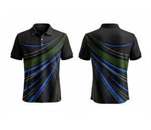 Premium Polyester Full Sublimation Polo Shirt Factory Manufacturer Supplier Durable Stitching for Men Women Youth Quick-Dry - Product Image 6