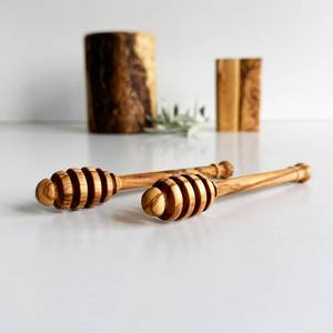 Palito de madera para verter miel para tarro de miel y set de desayuno - Product Image 2