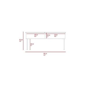 Tavolino da caffè Atlanta Lift Top con un ripiano Carbon Espresso/Onyx di Depot E Shop - Product Image 6