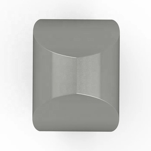 Urne funéraire en métal brossé, forme goutte d'eau conique avec base plate pour cendres, pour cérémonie commémorative et souvenir - Product Image 2