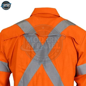 Camisas de Trabajo Reflectantes de Alta Calidad, Uniformes Industriales, Camisa de Trabajo de Algodón y Poliéster, Precio de Fábrica OEM, Gran Venta - Product Image 6