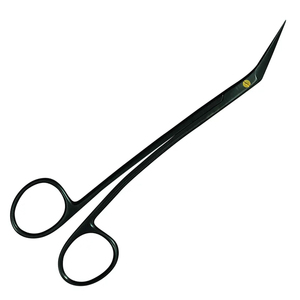 Locklin Fine Operating Scissors Black Coated Stainless Steel Plastic Surgery Surgical Cutting Instrument Tool - Product Image 2