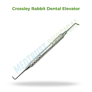 Elevador dental Crossley Rabbit de doble punta, tamaño estándar, instrumento quirúrgico dental para separación de dientes - Product Image 2