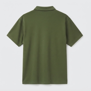 Chemise à col à manches courtes en maille pour homme, style sport et lifestyle, pour le golf, le tennis, vêtements décontractés de performance, séchage rapide, respirante - Product Image 4