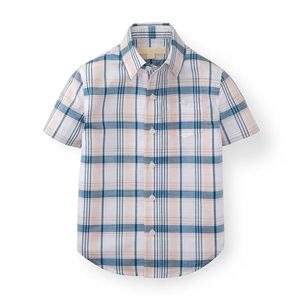 เสื้อเชิ้ตแขนสั้นเด็กชาย ผ้าฝ้ายทอ 100% คุณภาพสูง ระบายอากาศได้ดี ปรับแต่งได้ สวมใส่สบายๆ ในฤดูร้อน - Product Image 2